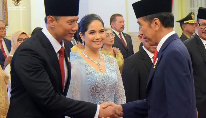 Presiden Jokowi Lantik AHY jadi Menteri ATR/BPN