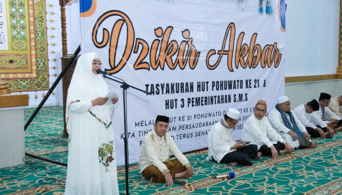 Sambut HUT Kabupaten Pohuwato ke-21, Pemda Gelar Zikir Akbar