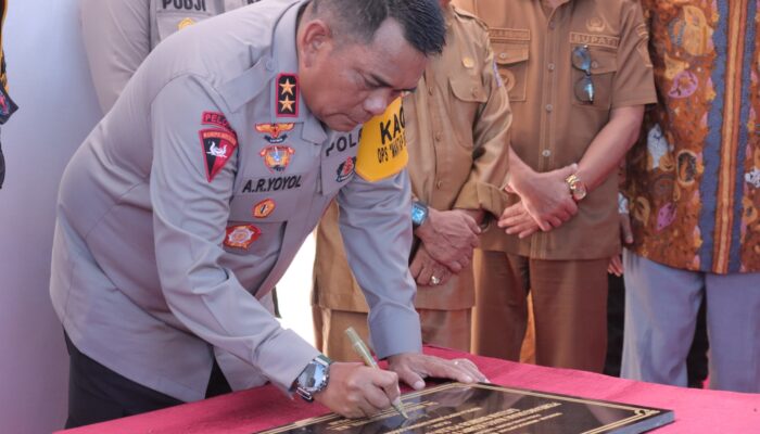 Polda Gorontalo bangun Pos Polisi di Kawasan PT PETS Pohuwato