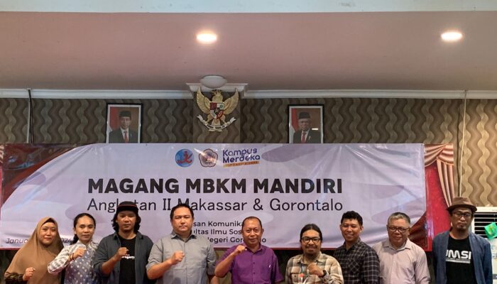 Dekan FIS UNG Resmi Lepas Mahasiswa Magang Jurnalistik MBKM Mandiri