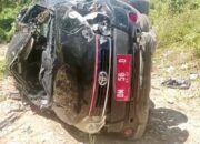 Mobil Dinas Camat Marisa Alami Kecelakaan