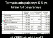 Cek Fakta: Honor Petugas KPPS Dipotong Pajak 5 Persen