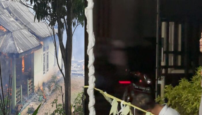 Rumahnya Terbakar, Polisi di Gorontalo Ini Tetap Kawal Kotak Suara