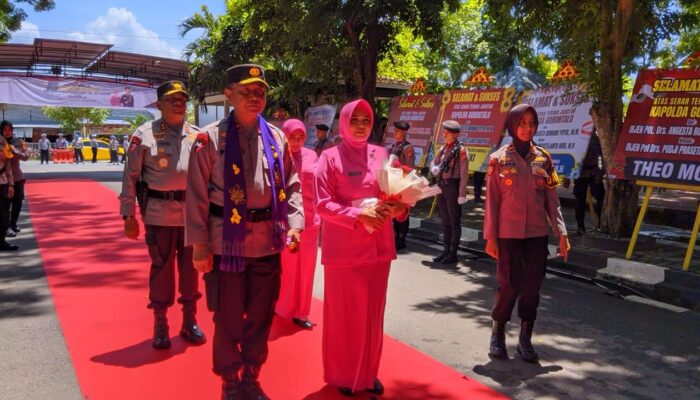 Polda Gorontalo Gelar Pisah Sambut Kapolda Gorontalo Baru