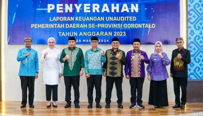 Kepala Daerah se Gorontalo Serahkan LKPD Unaudited 2023 ke BPK