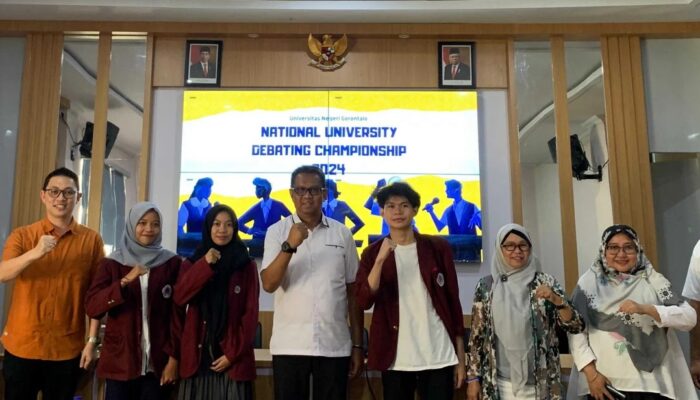 Mahasiswa FSB UNG Raih Prestasi The Best Speaker NUDC 2024