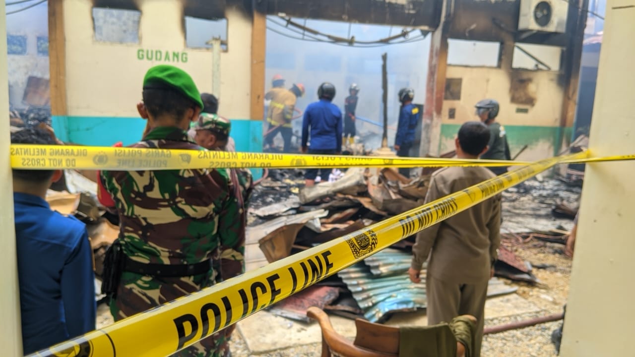 RS Dunda Limboto Terbakar