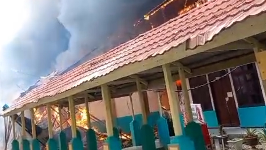 RS Dunda Limboto Terbakar