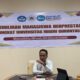 Ketua panitia Dr.Sukirman Rahim, M.Si. saat diwawancarai