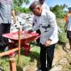 peletakan batu pertama rumah swadaya oleh Bupati Pohuwato