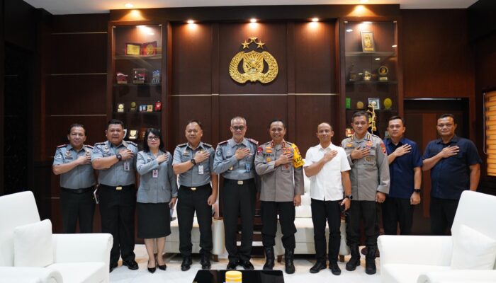 Kemenkumham Pagar Butar Butar Kunker ke Polda Gorontalo