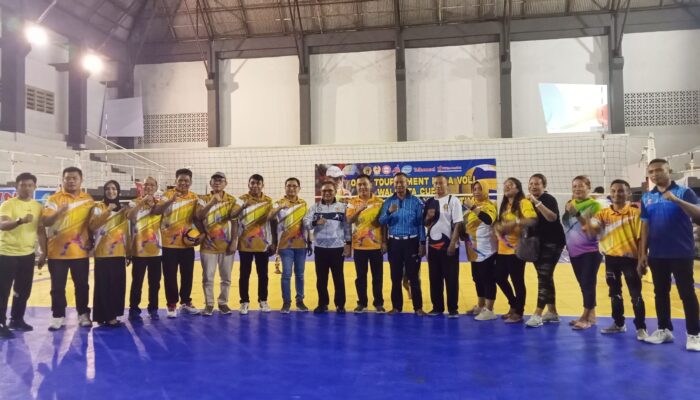 Turnamen Bola Voli di Dibuka, Marten Taha: Jaga Sportivitas