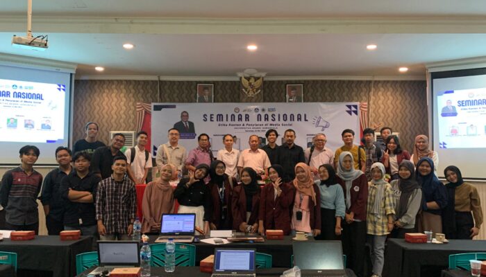 Mahasiswa Komunikasi UNG Gelar Seminar Nasional Etika Konten