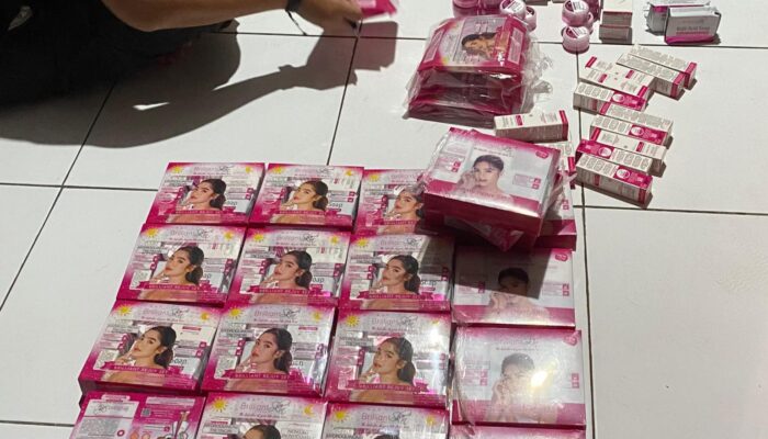Edarkan Kosmetik Ilegal, Dua Penjual Briliant Skin di Gorontalo Diringkus