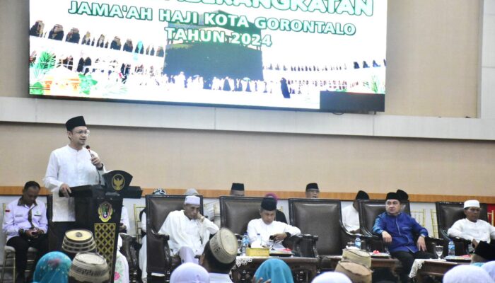 Doa Pemberangkatan Jemaah Haji Kota Gorontalo, Ryan Kono Titip Pesan