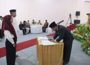 369 Anggota PPS Pilkada Gorontalo Utara Dilantik
