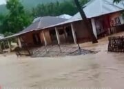 Sejumlah Rumah Hanyut Akibat Banjir Bandang di Biluhu, Gorontalo