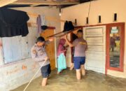 Sat Samapta Polresta Gorontalo Kota Bantu Warga Terdampak Banjir
