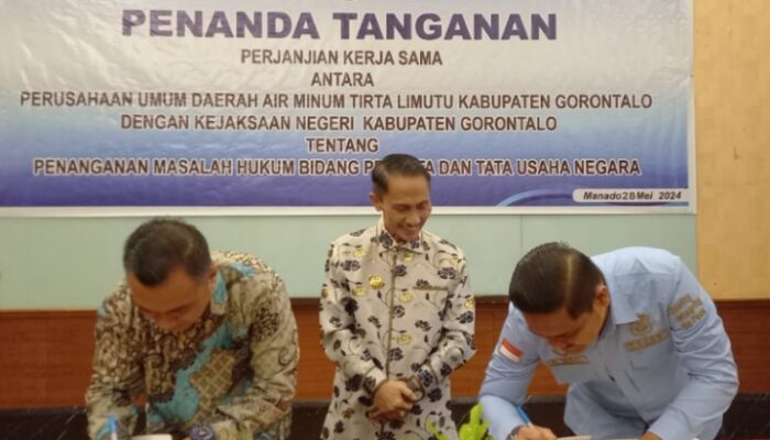 Perumda Tirta Limutu dan Kejaksaan Kerja Sama Tangani Masalah Hukum Perdata
