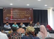 KPU Provinsi Gorontalo Rakor Persiapan Coklit Pemutakhiran Data Pemilih