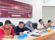 KPU Bone Bolango Gelar Rekapitulasi Hasil Verifikasi Dokumen Dukungan Bapaslon Perseorangan