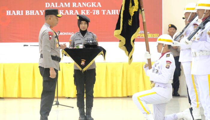 Tradisi Pemuliaan Nilai-Nilai Tribrata Pataka Polda Gorontalo