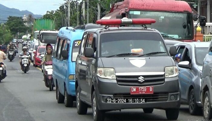 Kemacetan Parah Terjadi saat PSU di Desa Tuladenggi