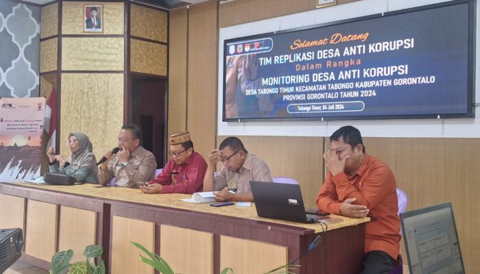 Tim Replikasi Desa Anti Korupsi di Gorontalo Dibentuk
