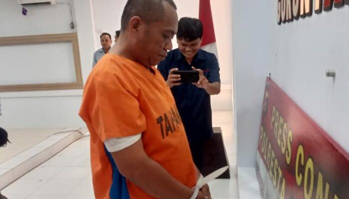 Polresta Gorontalo Kota Tahan Tersangka Kasus Narkotika Jenis Sabu