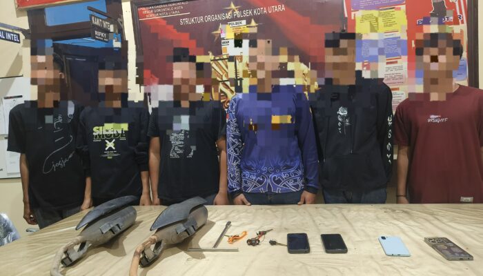 Aksi Pencurian Knalpot di Gorontalo Viral di Medsos, Polisi Ringkus 6 Pelaku