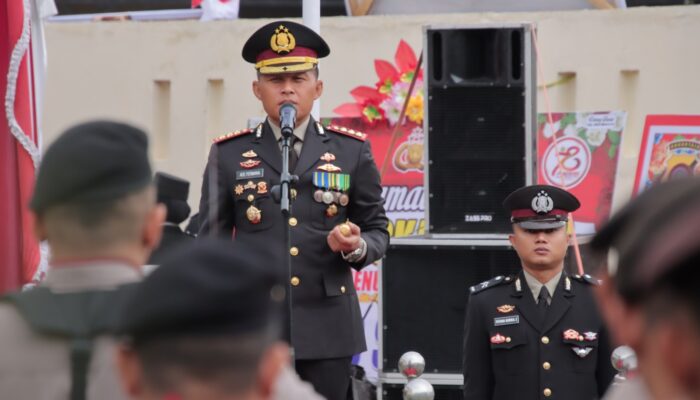 HUT Bhayangkara ke-78, Kapolresta Gorontalo Kota Tekankan Jaga Integritas Polri