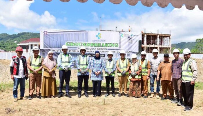 UPTD Balai Laboratorium Kesehatan di Gorontalo Mulai Dibangun