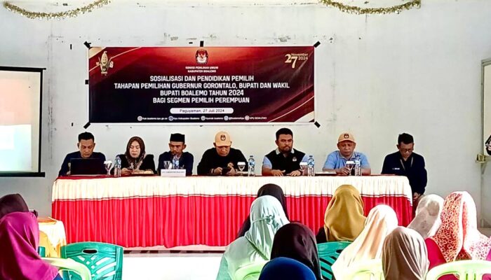 KPU Boalemo Genjot Partisipasi Pilkada Lewat Segmen Pemilih Perempuan