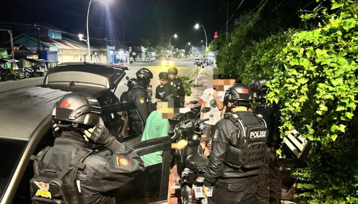 Polresta Gorontalo Kota Bubarkan Sekelompok Remaja Ganggu Kenyamanan Warga