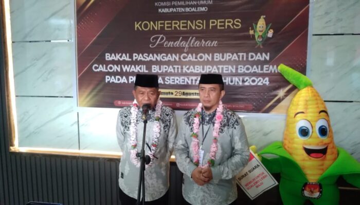 Mendaftar Di KPU, Bacalon Bupati Sebut Boalemo Termiskin di Gorontalo