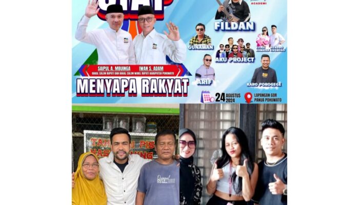 Tiba di Gorontalo, Fildan SIAP Hibur Masyarakat Pohuwato