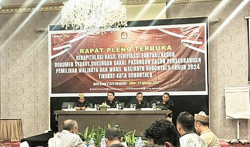 KPU-Kota-Gorontalo-Gelar-Rapat-Pleno-Hasil-Verifikasi-Faktual-Kedua-dulohupa.id-