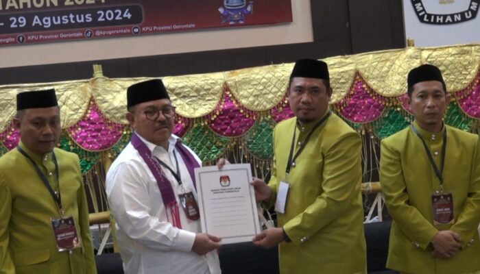 Masuk Hari Kedua, KPU Sebut Baru 1 Paslon Pilgub Gorontalo yang Daftar