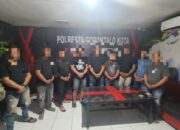 Polisi Amankan 9 Terduga Pelaku Pengrusakan Kantor Finance di Gorontalo