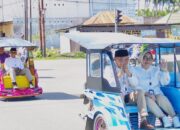 Diantar 500 Bentor, Pasangan Saipul-Iwan Resmi Daftar di KPU Pohuwato