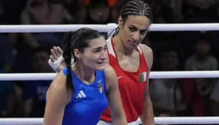 Tinju Wanita Olimpiade, Atlet Nangis Pilih Mundur saat Lawan Transgender