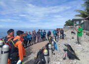 Hari Hiu Paus Internasional, Dewan Pers Lepas Komunitas Penyelam Gorontalo Bersihkan Sampah Plastik