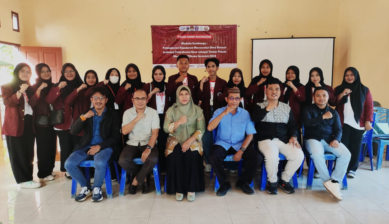 Mahasiswa KKN UNG
