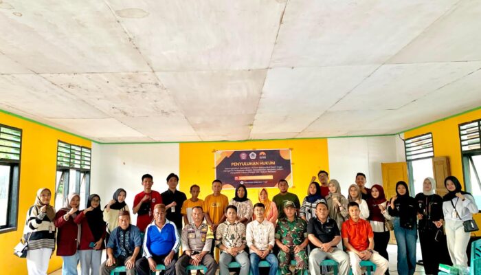 Mahasiswa KKN UNG Gelar Sosialisasi Penyuluhan Hukum di Desa Bukit Tingki.