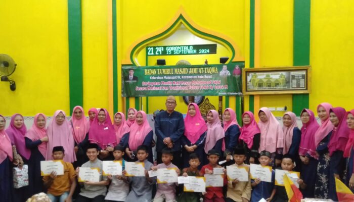 Peringati Maulid Nabi, Masjid Jami At-Taqwa Gelar Lomba Adzan