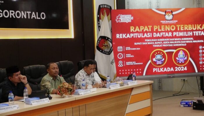 KPU Tetapkan 884.080 DPT Pilkada Gorontalo, Ada 2.016 TPS