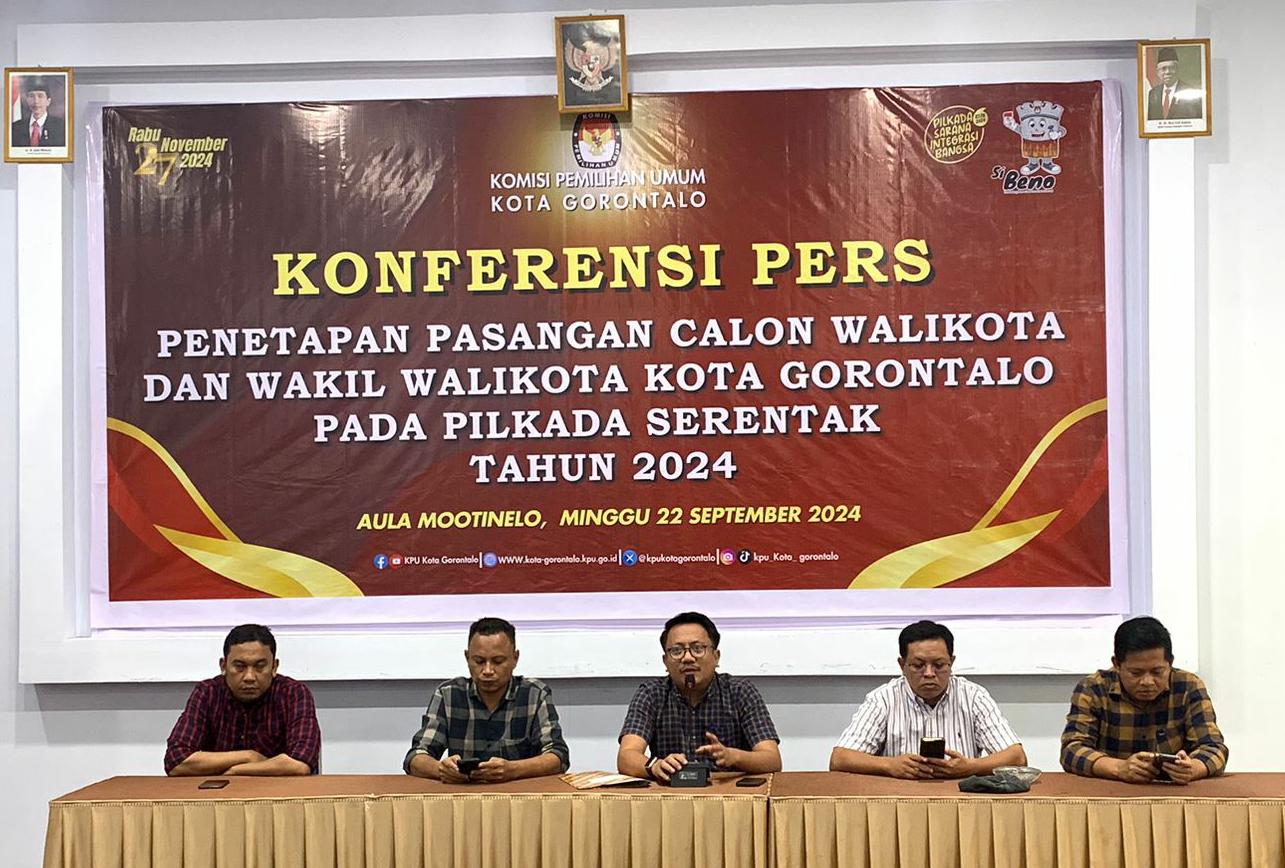 Penetapan calon walikota gorontalo 2024