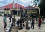 Polsek Kota Utara Sulap 250 Knalpot Brong jadi Robot  