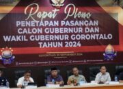 Sah! KPU Tetapkan 4 Paslon di Pilgub Gorontalo 2024