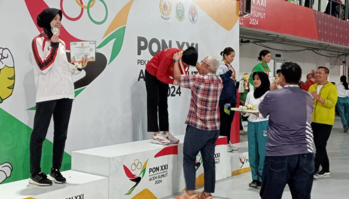 Atlet Taekwondo Gorontalo Sabet Medali Emas pada PON XXI